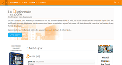 Desktop Screenshot of dictionnairedelazone.fr